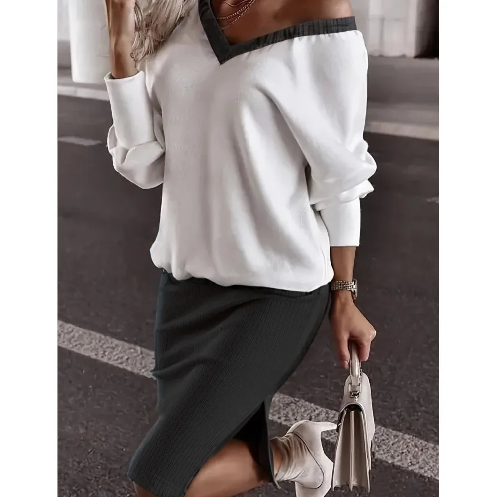 Owner Girl Zweiteiler Damen – Herbst Hoodie & Figurbetonter Minirock